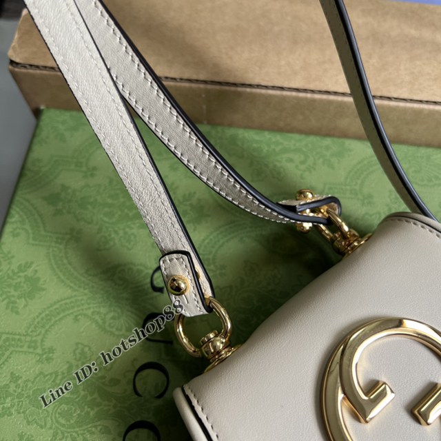 Gucci專櫃2022爆款Blondie手袋 古馳GG新款mini斜挎包698635 gqy4299